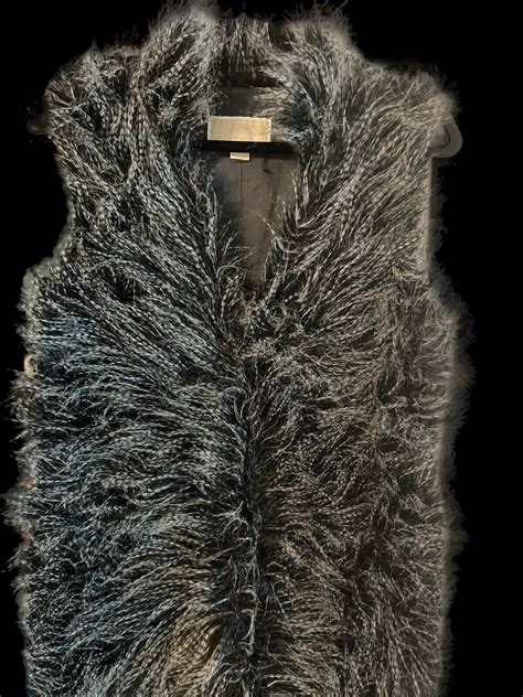 michael kors racoon faux fur vest